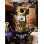 Bulmer's Cider Woodpecker Carlton ware ceramic figure.