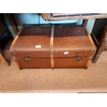 Early 20th C. travelling trunk.