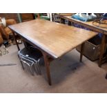 Mid century Danish dining room table designed by Johannes Andersen. { 170cm L X 89cm W }.