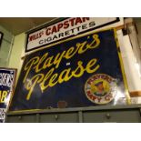 Players Please enamel sign