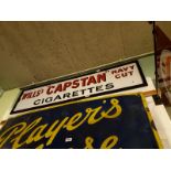 Wills Capstan Navy Cut Cigarettes enamel sign.