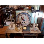 Pair of rare early 20th C. dentist stools.