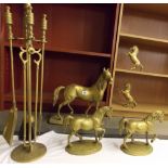 BRASS MODEL HORSE GROUPS