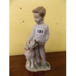 LLADRO FIGURE 6902 "MY FAITHFUL FRIEND" 25CM HIGH