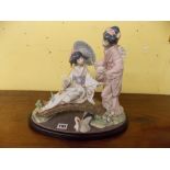 LLADRO FIGURE GROUP 1445 "SPRINGTIME IN JAPAN" 32CM HIGH