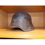 GERMAN TIN HELMET