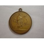 CASED BRONZE GOOD SAMARITAN GENERAL HOSPITAL MEDALLION