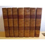 PART SET OF LEATHER BOUND WORKS OF SHAKESPEARE