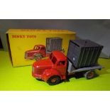 BOXED DINKY TOYS BERLIET CONTAINER TRUCK 34B