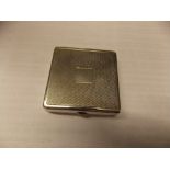 BIRMINGHAM SILVER SQUARE POWDER COMPACT