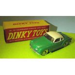 BOXED DINKY TOYS VOLKSWAGEN KARMANN GHIA COUPE WITH WINDOWS AND INDEPENDANT SUSPENSION -187