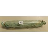 VICTORIAN NAILSEA GLASS ROLLING PIN