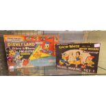 WALT DISNEY SNOW WHITE MODEL MAKING KIT AND A CHAD VALLEY WALT DISNEY PROJECTOR