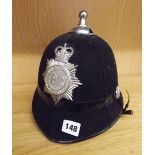 DEVON AND CORNWALL CONSTABULARY POLICE HELMET- SIZE 6 AND A HALF