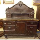 VICTORIAN PINE LINCOLNSHIRE DRESSER