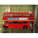 ROUTEMASTER DIECAST LONDON RED DOUBLE DECKER BUS MODEL