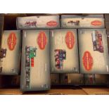 CORGI VINTAGE GLORY OF STEAM 1/50 SCALE WITH 80002, 80007, 80008 (2), 80009, 80006, 80004, 80010,