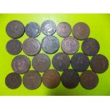 A BAG CONTAINING MISCELLANEOUS WORKHOUSE TOKENS,