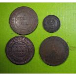 WARWICKSHIRE BIRMINGHAM ONE PENNY TOKEN FLINT COPPER COMPANY 1811,