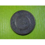 BIRMINGHAM & SHEFFIELD ONE PENNY TOKEN COPPER COMPANY