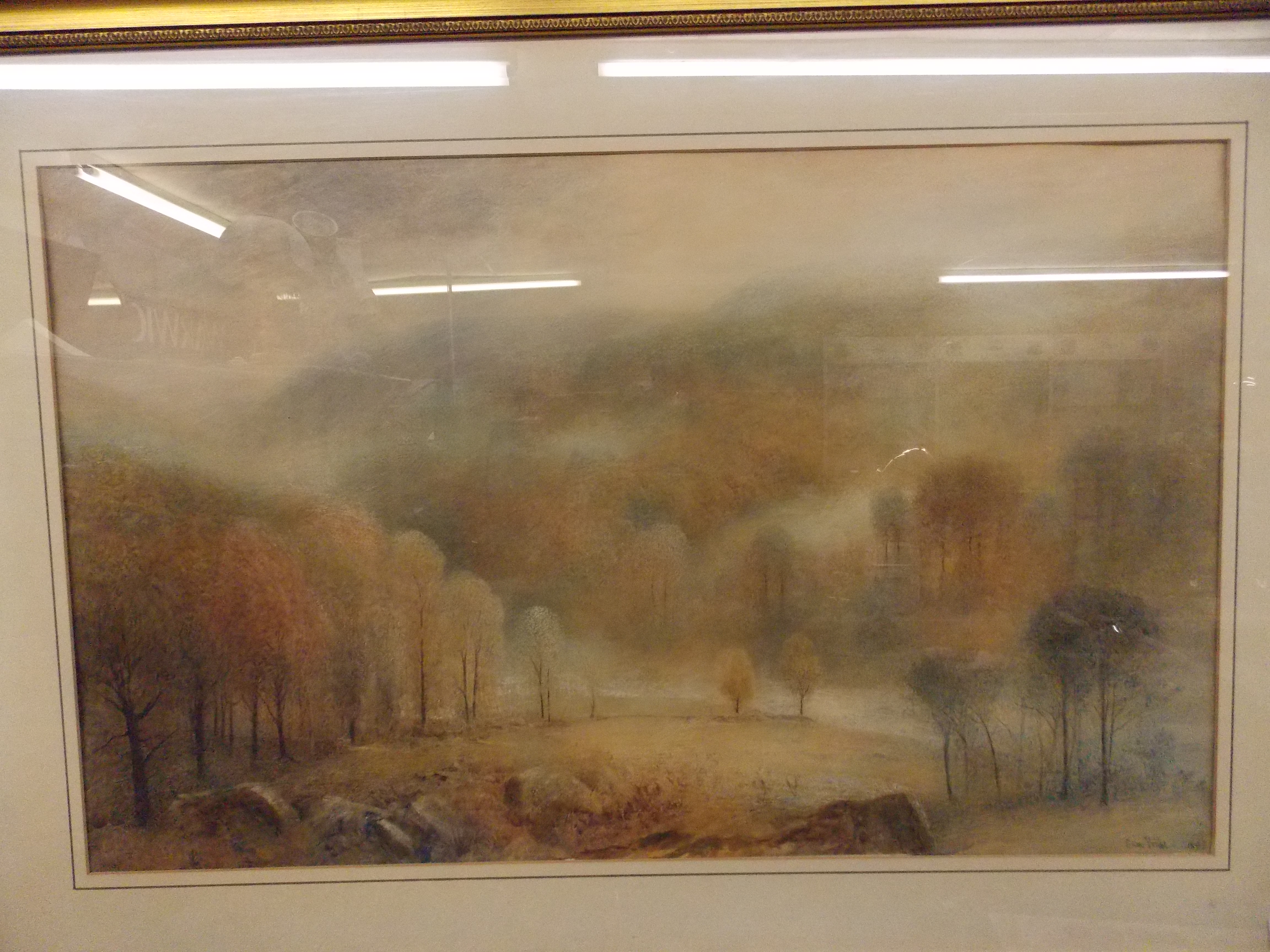 SAM PRIDE ENGLISH SCHOOL WATERCOLOUR FOREST LANDSCAPE SIGNED AND DATED 1895 F/G 74CM W X 45CM H - Image 2 of 3