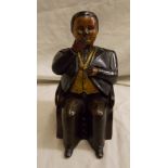 TAMMANY CAST IRON MONEY BANK