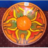 POOLE POTTERY SHALLOW DISH PRINTED MARK ENGLAND 77