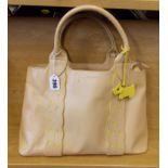 LADIES CREAM AND YELLOW COLOURWAY RADLEY HANDBAG