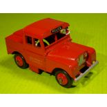 DINKY TOYS - MERSEY TUNNEL POLICE TRUCK RED