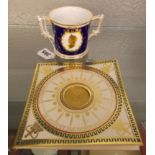 ROYAL CROWN DERBY ENGLISH BONE CHINA HM QUEEN ELIZABETH THE QUEEN MOTHER LOVING CUP NUMBER 249 OF