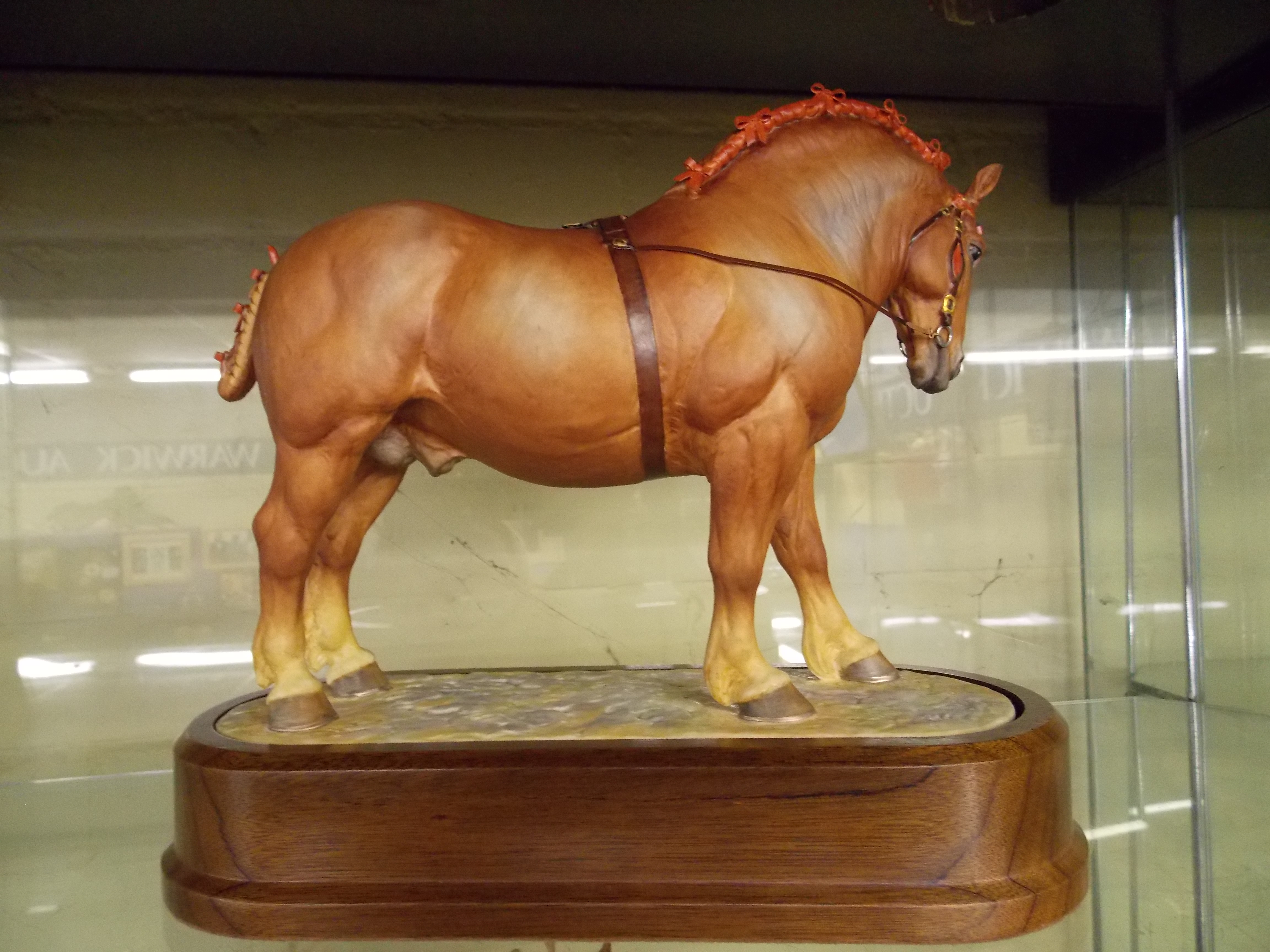 ROYAL WORCESTER MODEL OF SUFFOLK STALLION MODELLED BY D L NUMBER 93/500 - Image 7 of 8