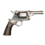 A 6 shot .44” Starr Arms Co SA army percussion revolver, number 39788 (the cylinder numbered --759),