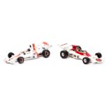 2 Corgi Toys. A Shadow-Ford DNI/1A ‘Graham Hill’ racing car (156) No.12 in white with pre-production