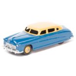 Dinky Toys Hudson Commodore Sedan No.171. An example in dark blue with light brown roof and wheels