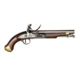 A .65 New Land Pattern flintlock holster pistol, 15” overall, barrel 9” with Tower proofs, the