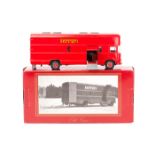 An Old Cars Ferrari Racing Car Transporter. Based on an OM150 chassis in traditional scarlet