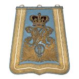 A fine Vic officer’s full dress embroidered sabretache of the 21st Hussars (worn until 1897, when