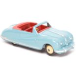 Dinky Toys Austin A90 Atlantic (106). An example with light blue body, red interior and cream