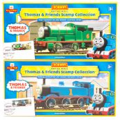2 scarce Hornby Railways Royal Mail Thomas & Friends Stamp Collection tank engines. 0-6-0T ‘