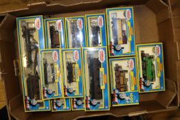 A small quantity of Hornby Railways Thomas & Friends model railway. 3 locomotives: - 0-6-0T ‘