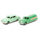 2 Dinky Toys American Cars. Plus a Studebaker Petrol Tanker (30pa) Castrol in green. Plus a