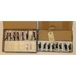 2 Britains sets. Royal Navy from set No.2080. 8 figures- Officer with drawn sword and 7 ratings with