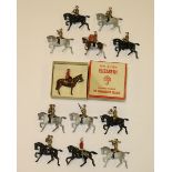 Britains Mounted Band of the Lifeguards from set No.101. 1953 – 65, 11 mounted – drum horse,