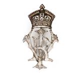 A silver (not HM) Sgts arm badge of the 21st Lancers. VGC Plate 7