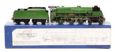 A Craftsman Models OO SR Lord Nelson class tender locomotive. Sir Francis Drake 851 in lined