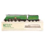 A Millholme Models Goldcast Series OO SR Merchant Navy class tender locomotive. An un-rebuilt