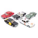 5 Auto Pilen 1:43 scale cars. Citroen SM ‘Servicio de Urgencia’ in white with red crosses and