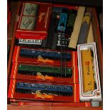 A quantity of Hornby Railways etc OO model railway. An LNER classB16 4-6-0 tender locomotive 8509 in