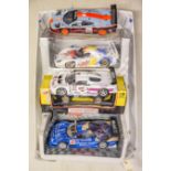 5 1:18 Le Mans style sports racing cars. UT Models Porsche 911 GT1 ROHR RN01 A. McNish, D.