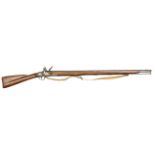 A 10 bore Brown Bess type flintlock trade musket, 55” overall, barrel 38” with B’ham proofs, the
